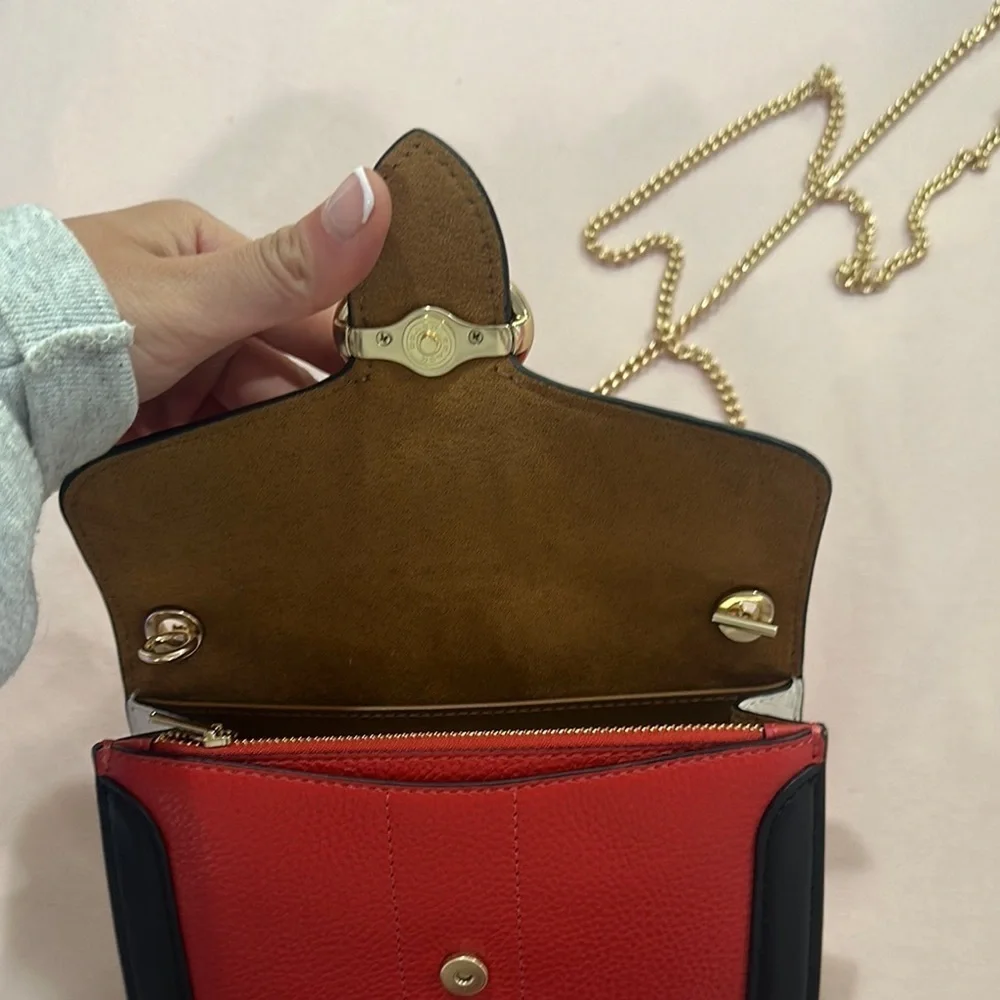 Coach Georgie Crossbody In Colorblock